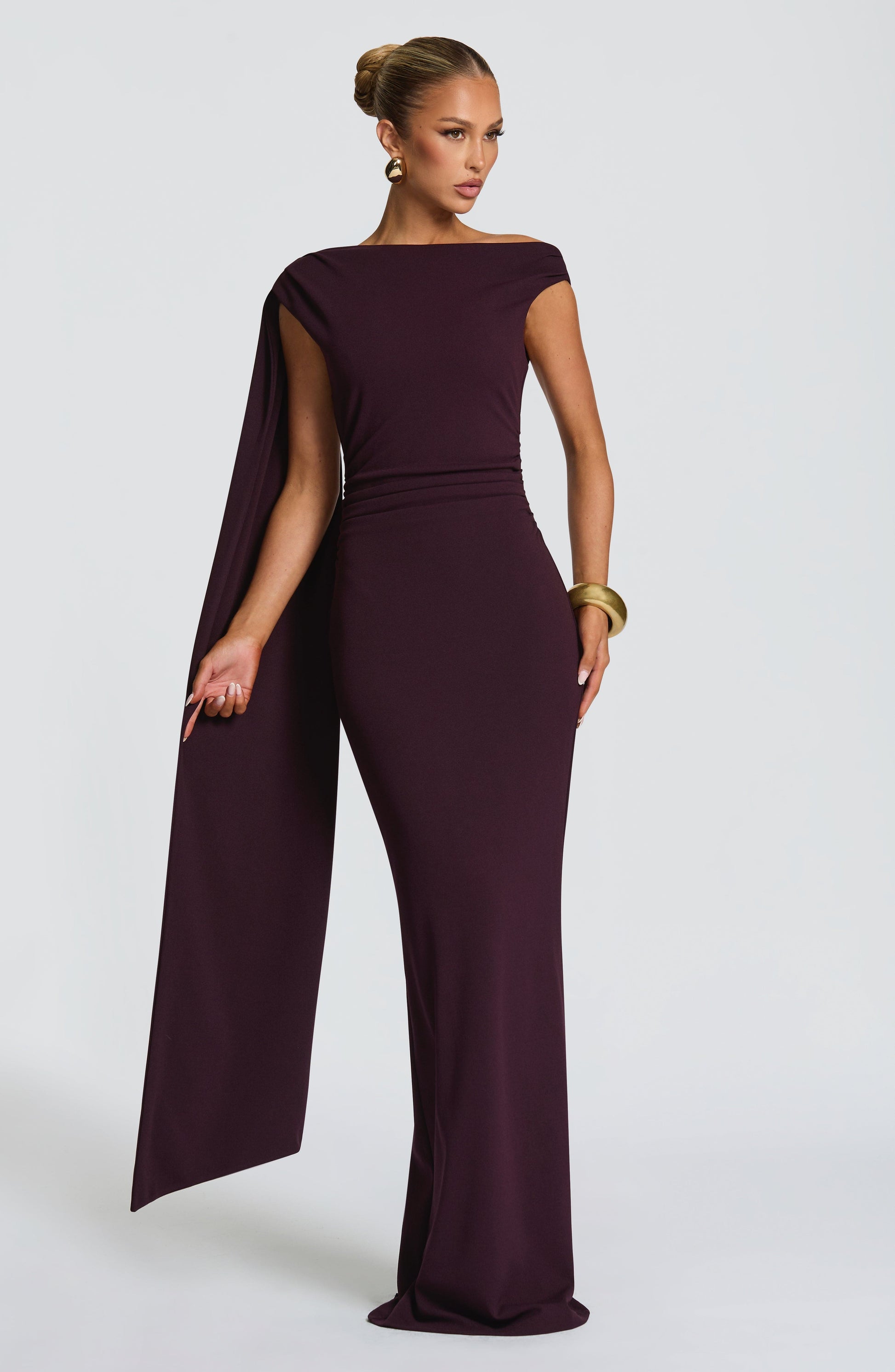KYLIE MAXI DRESS - PLUM