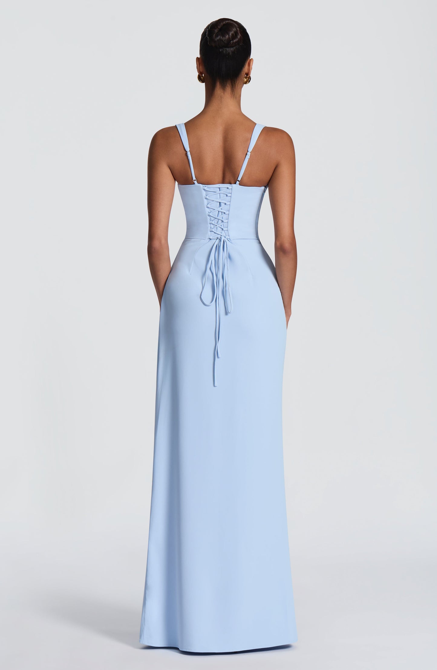 LALEH MAXI DRESS - GLACIER BLUE