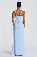 LALEH MAXI DRESS - GLACIER BLUE