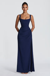 LALEH MAXI DRESS - NAVY