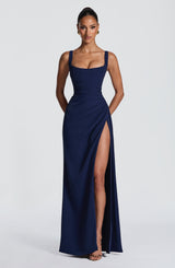LALEH MAXI DRESS - NAVY