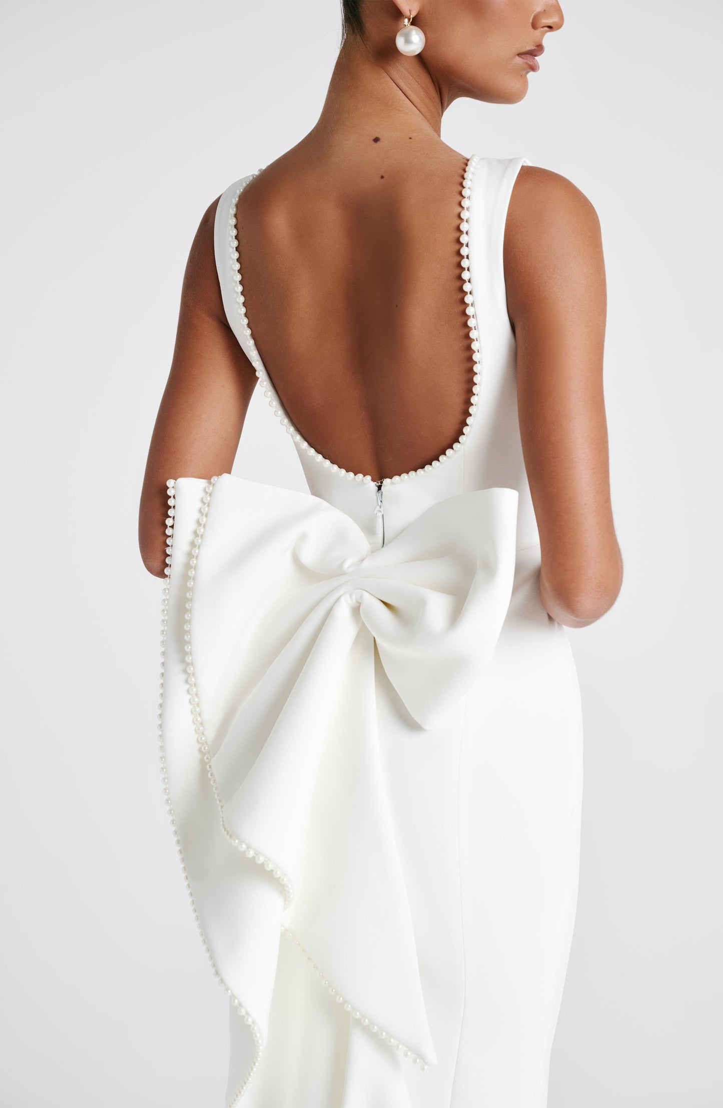 LANA MIDAXI DRESS - IVORY