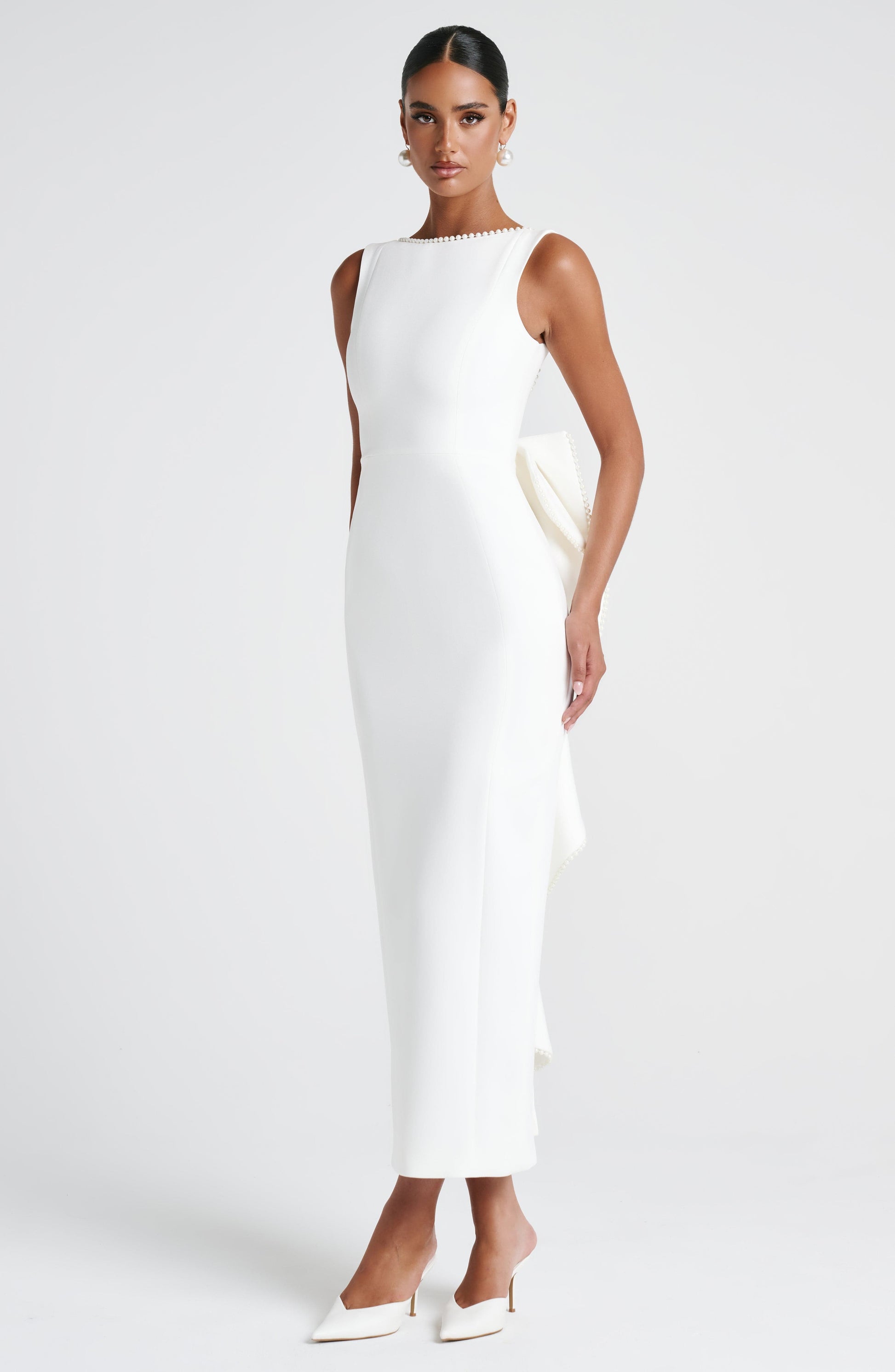 LANA MIDAXI DRESS - IVORY