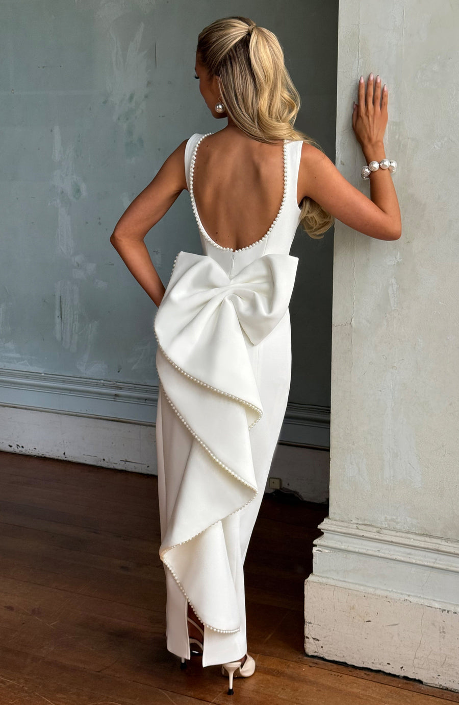 VESTIDO LANA MIDAXI - COLOR MARFIL