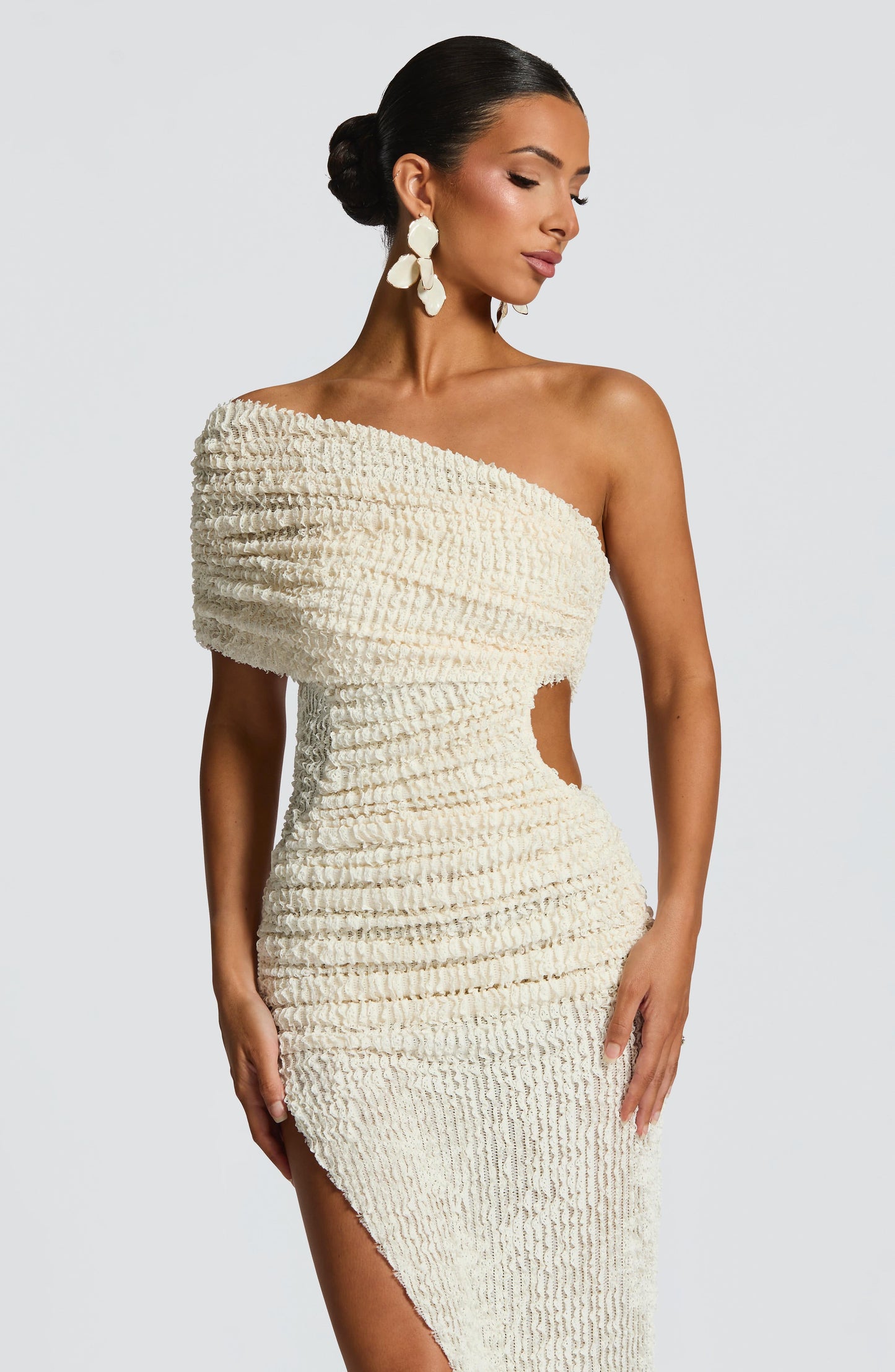 LAVERNA MIDI DRESS - IVORY