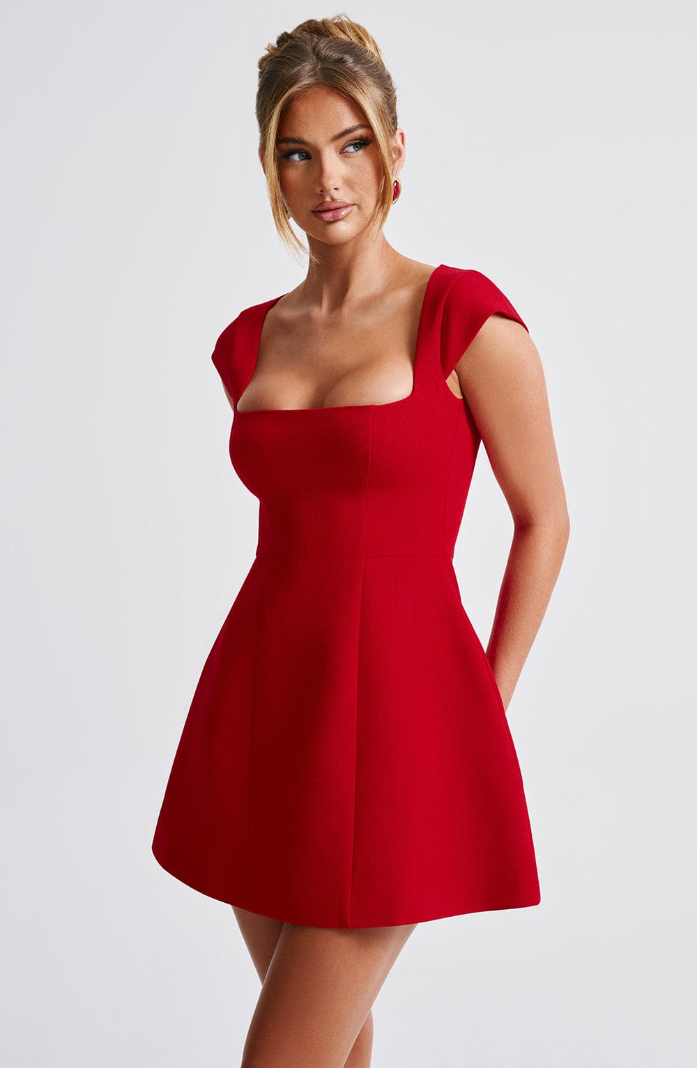 LENA MINI DRESS - RED
