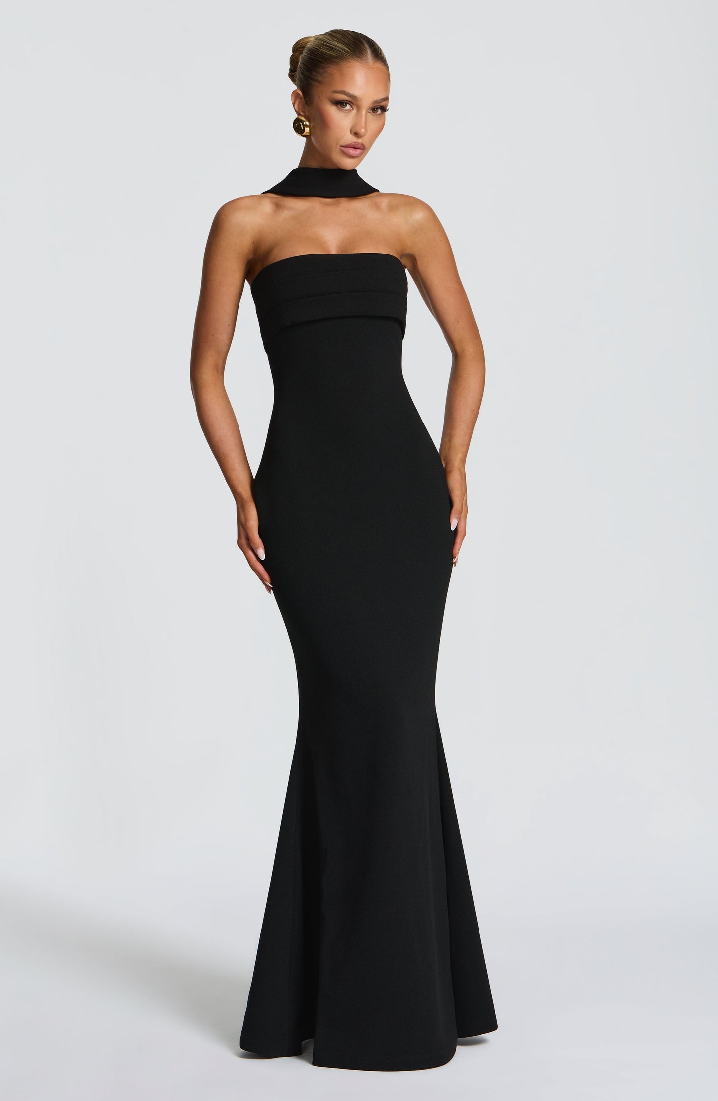 LEURA MAXI DRESS - BLACK