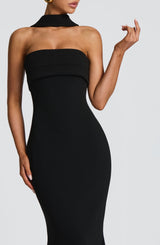 LEURA MAXI DRESS - BLACK