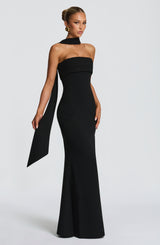 LEURA MAXI DRESS - BLACK