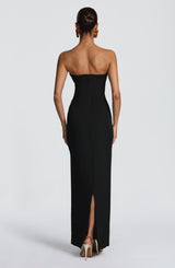 LINDSEY MAXI DRESS - BLACK