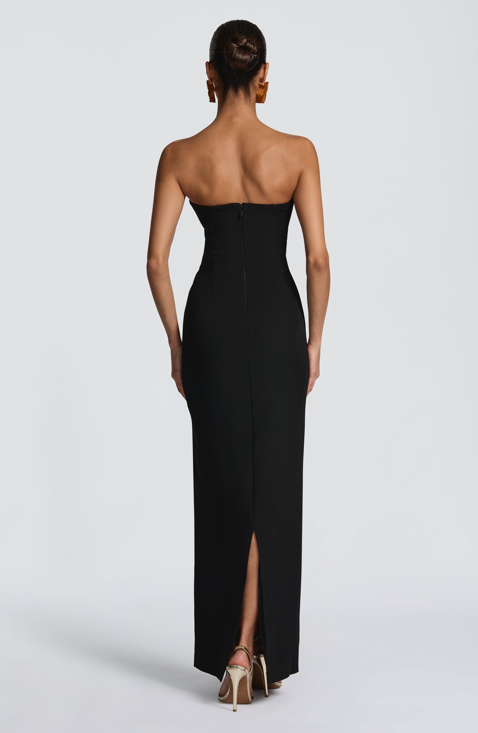 LINDSEY MAXI DRESS - BLACK