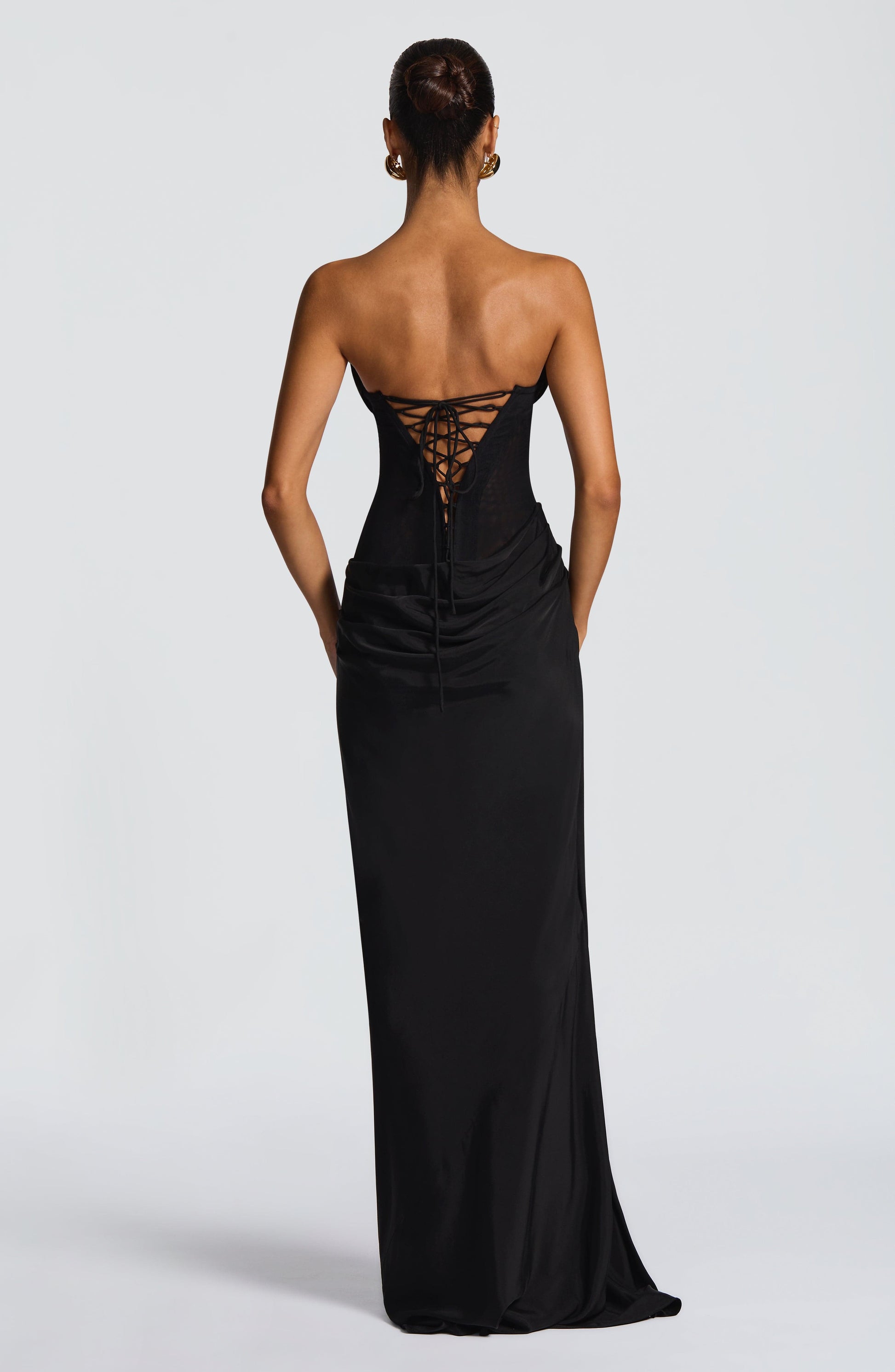 LIORA MAXI DRESS - BLACK