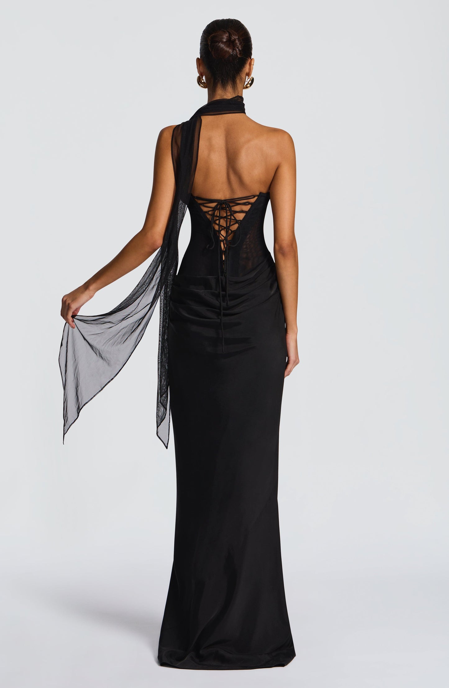 LIORA MAXI DRESS - BLACK