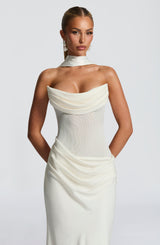 LIORA MAXI DRESS - IVORY