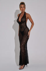 LORENA MAXI DRESS - BLACK