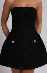 LOTTIE MINI DRESS - BLACK