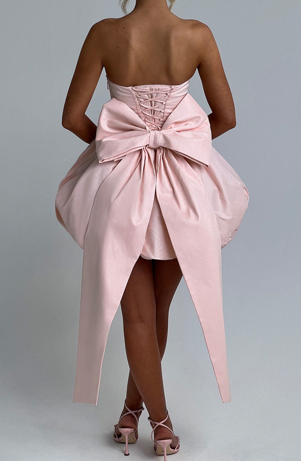 LOTUS MINI DRESS - BLUSH