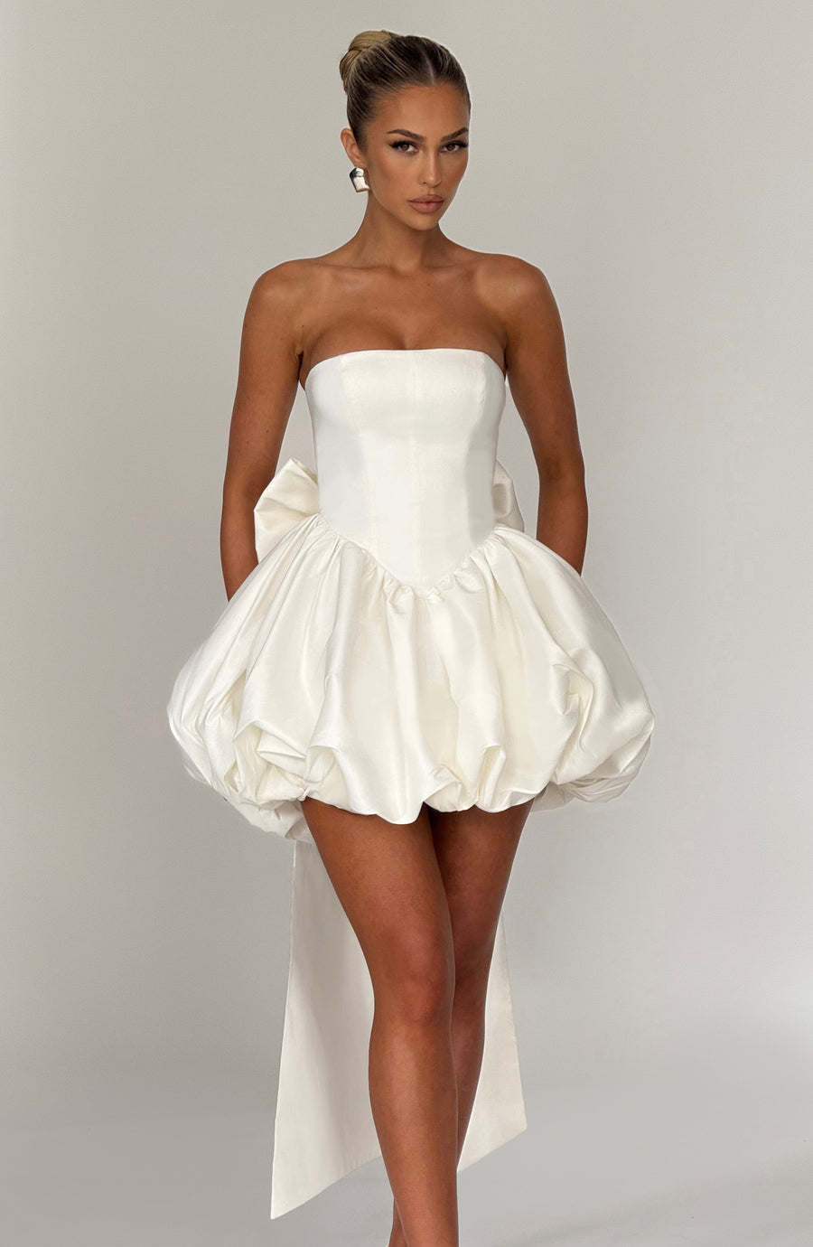 MINIVESTIDO LOTUS - MARFIL
