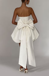 LOTUS MINI DRESS - IVORY
