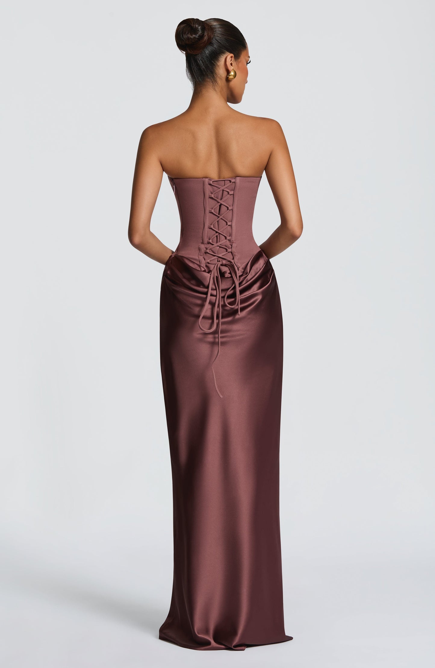 MAGGIE MAXI DRESS - DUSTY ROSE