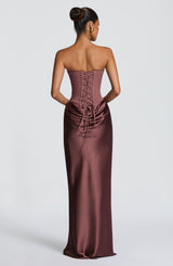 MAGGIE MAXI DRESS - DUSTY ROSE
