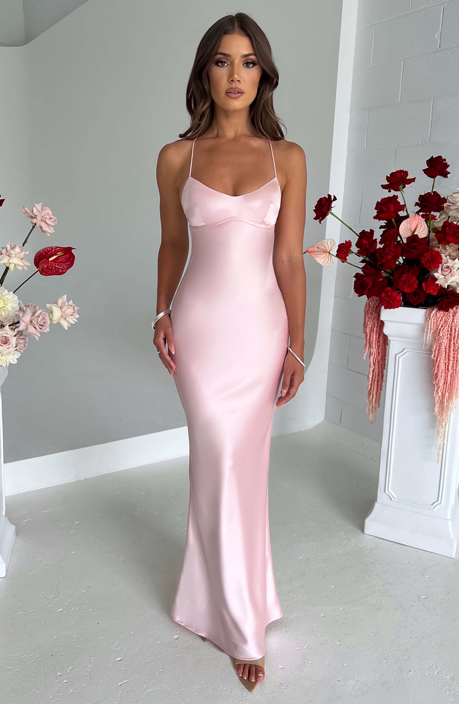 MALIKA MAXI DRESS - BLUSH