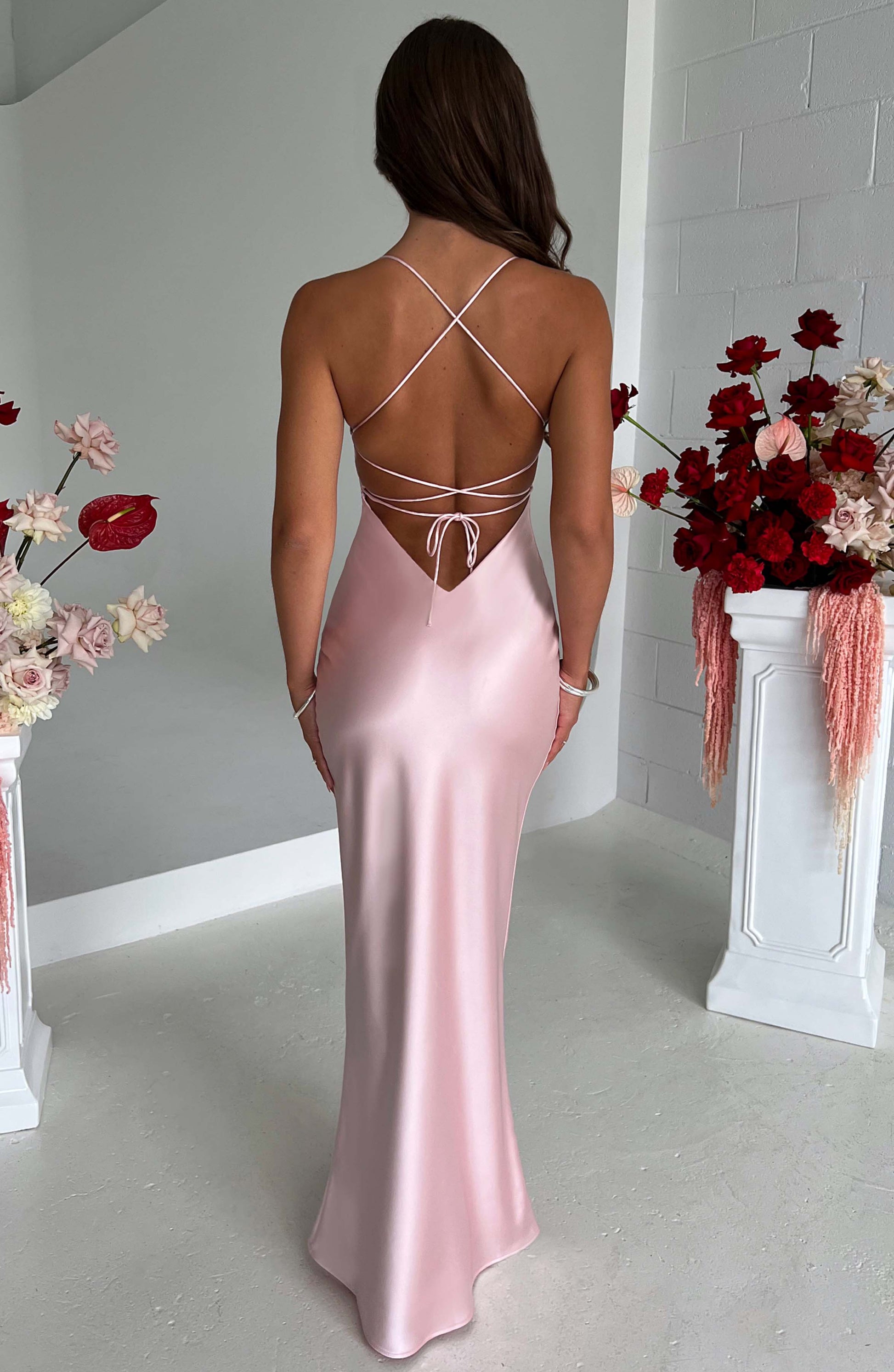 MALIKA MAXI DRESS - BLUSH