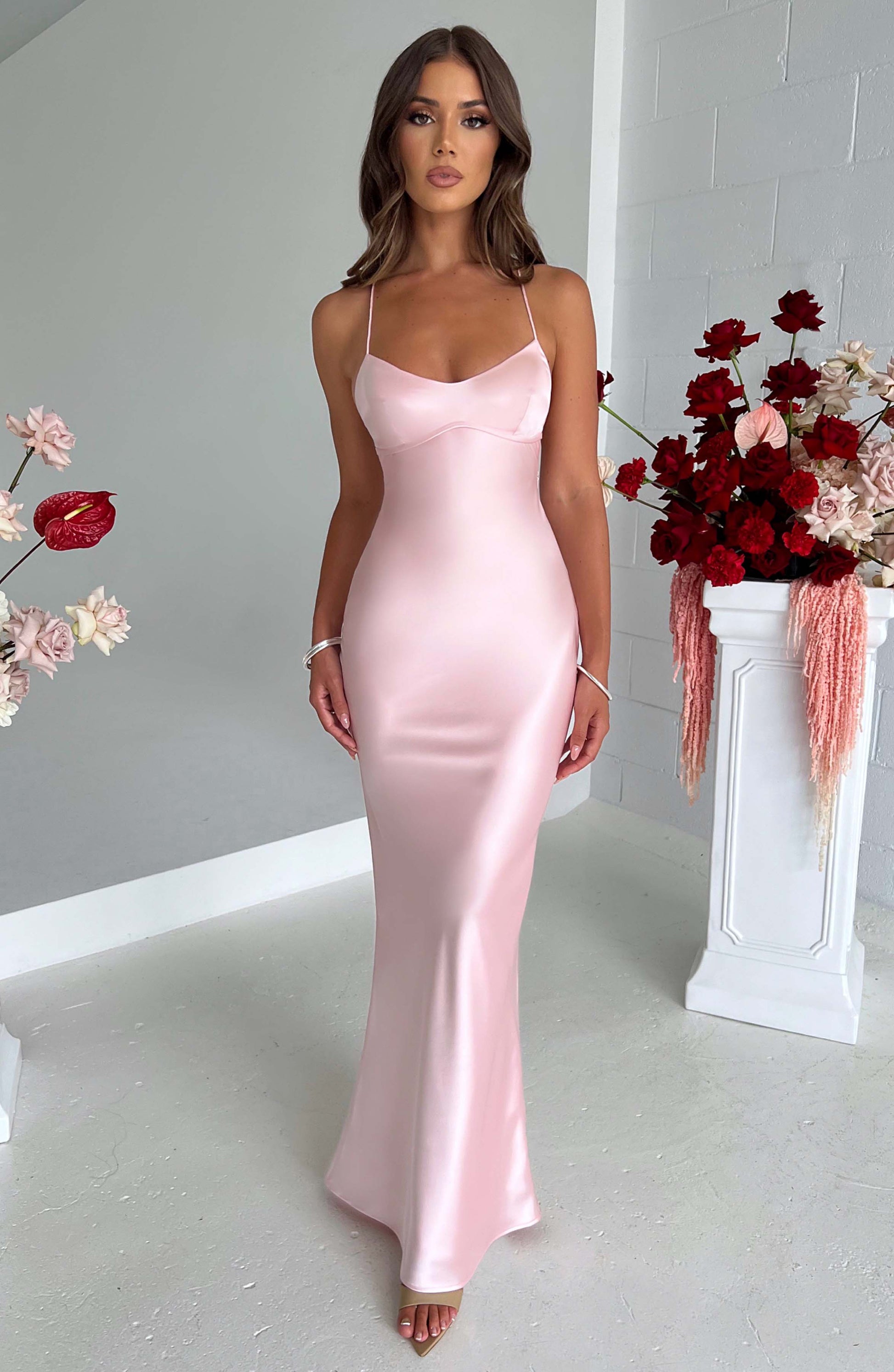MALIKA MAXI DRESS - BLUSH