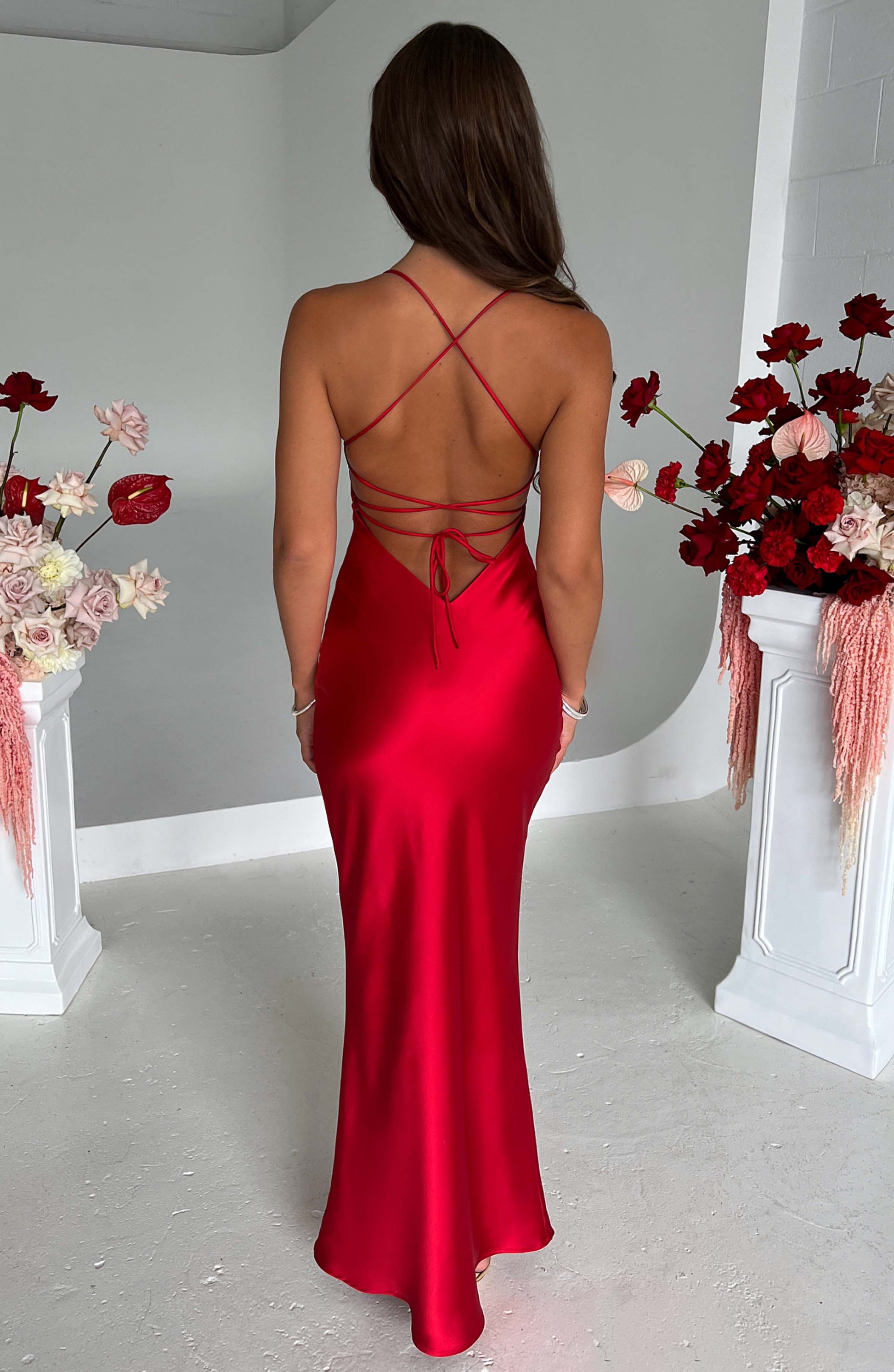 MALIKA MAXI DRESS - RED
