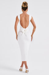 MALINA MIDI DRESS - IVORY