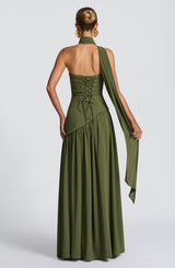 MALIYAH MAXI DRESS - KHAKI