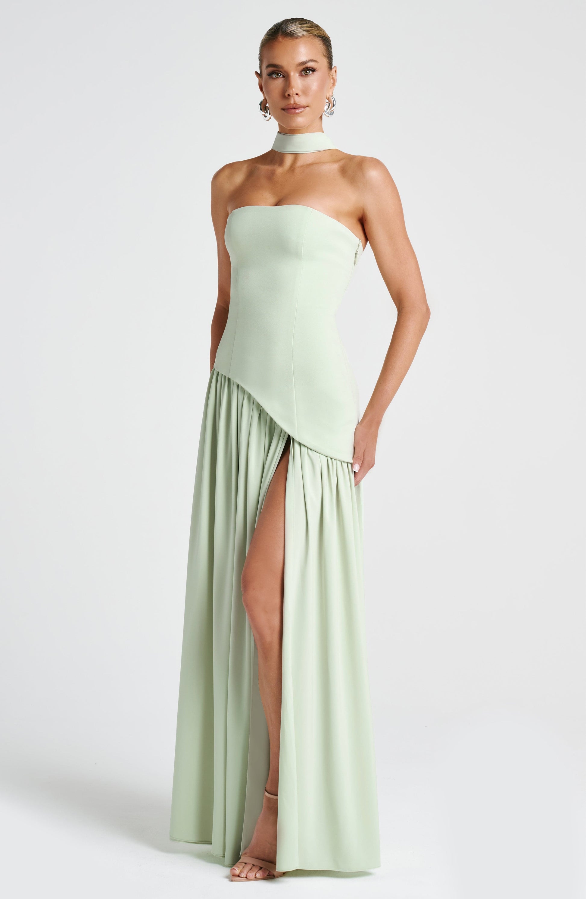 MALIYAH MAXI DRESS - MINT