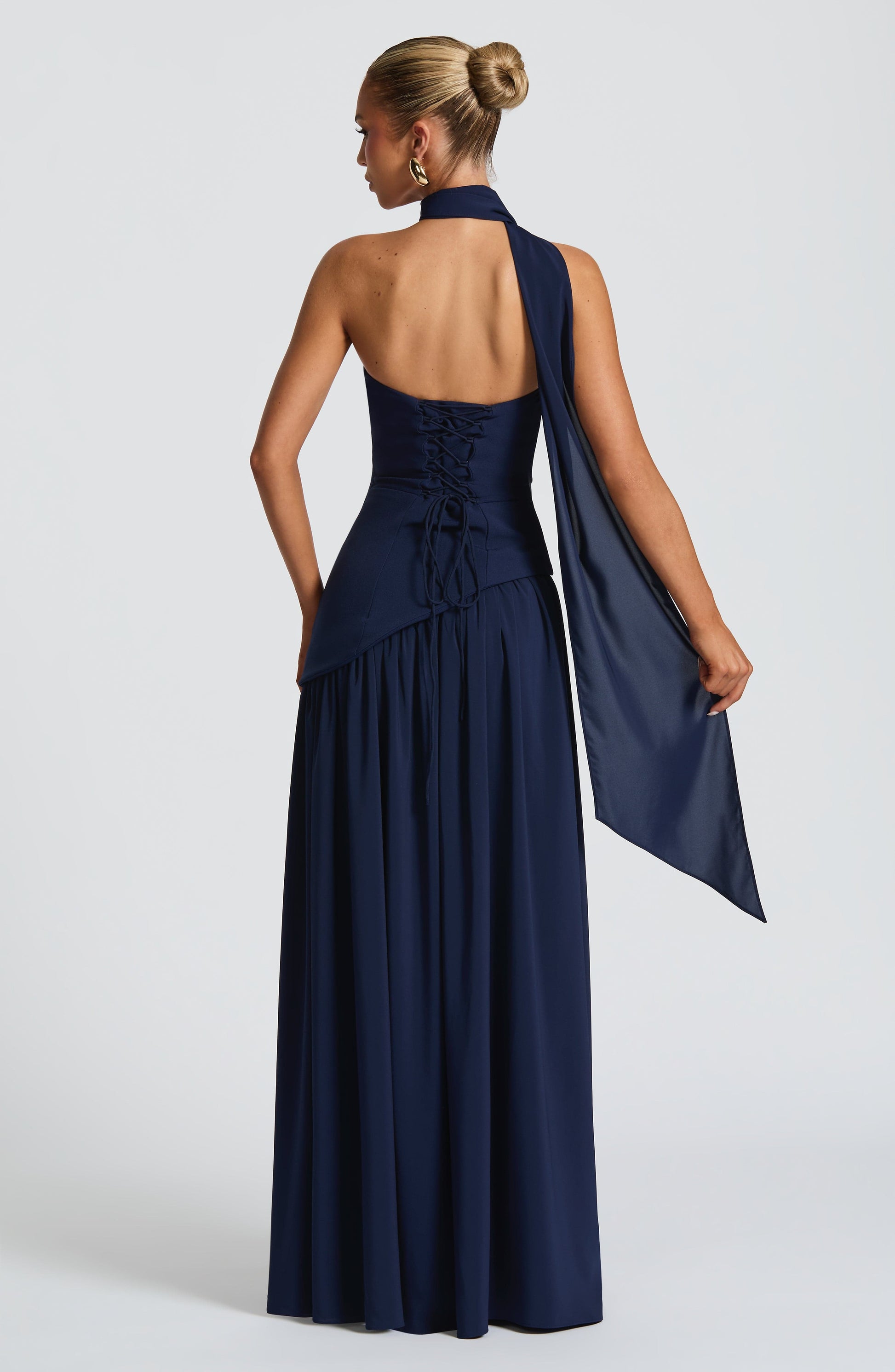 MALIYAH MAXI DRESS - NAVY