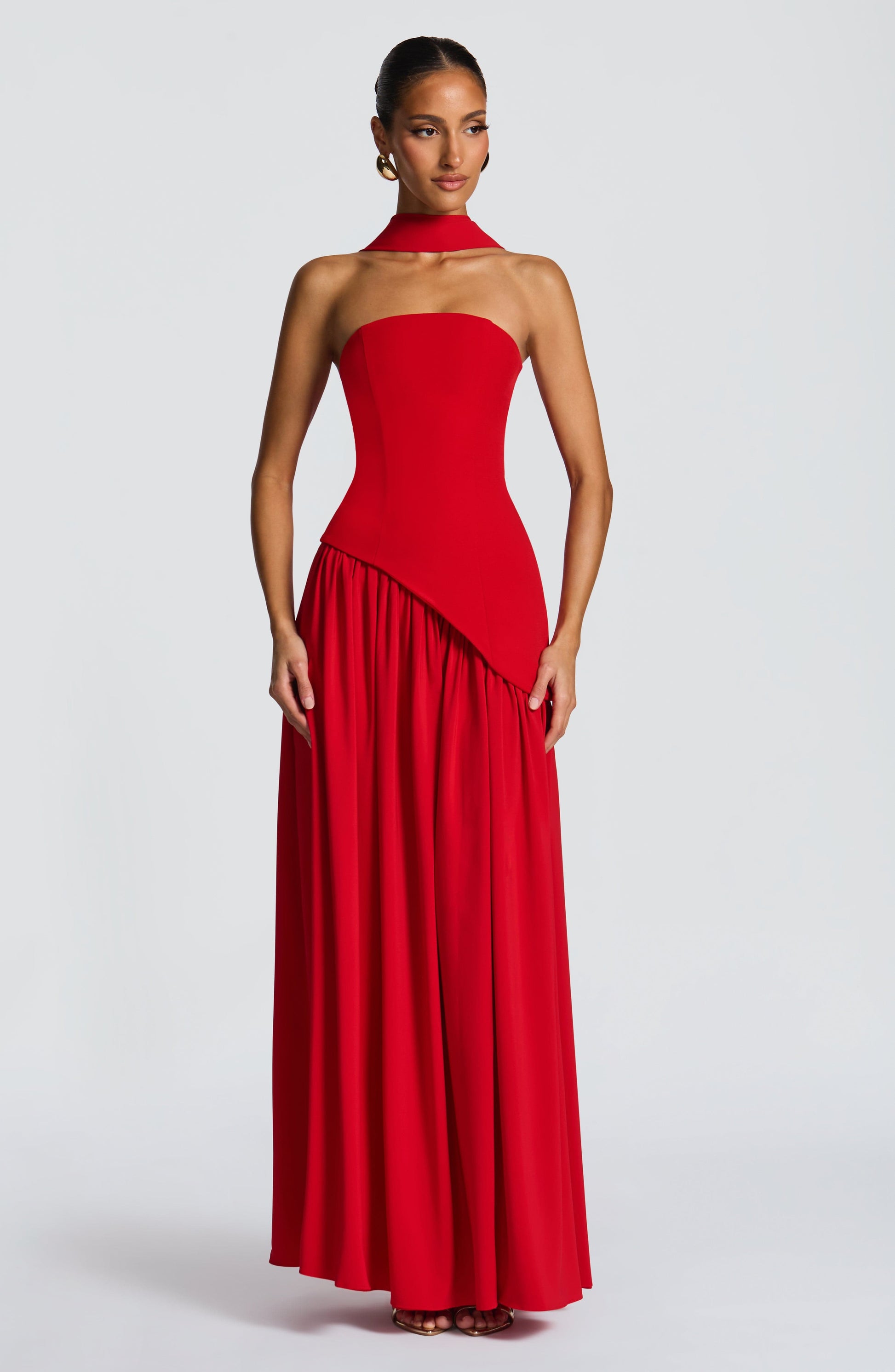 MALIYAH MAXI DRESS - RED