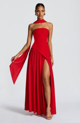 MALIYAH MAXI DRESS - RED