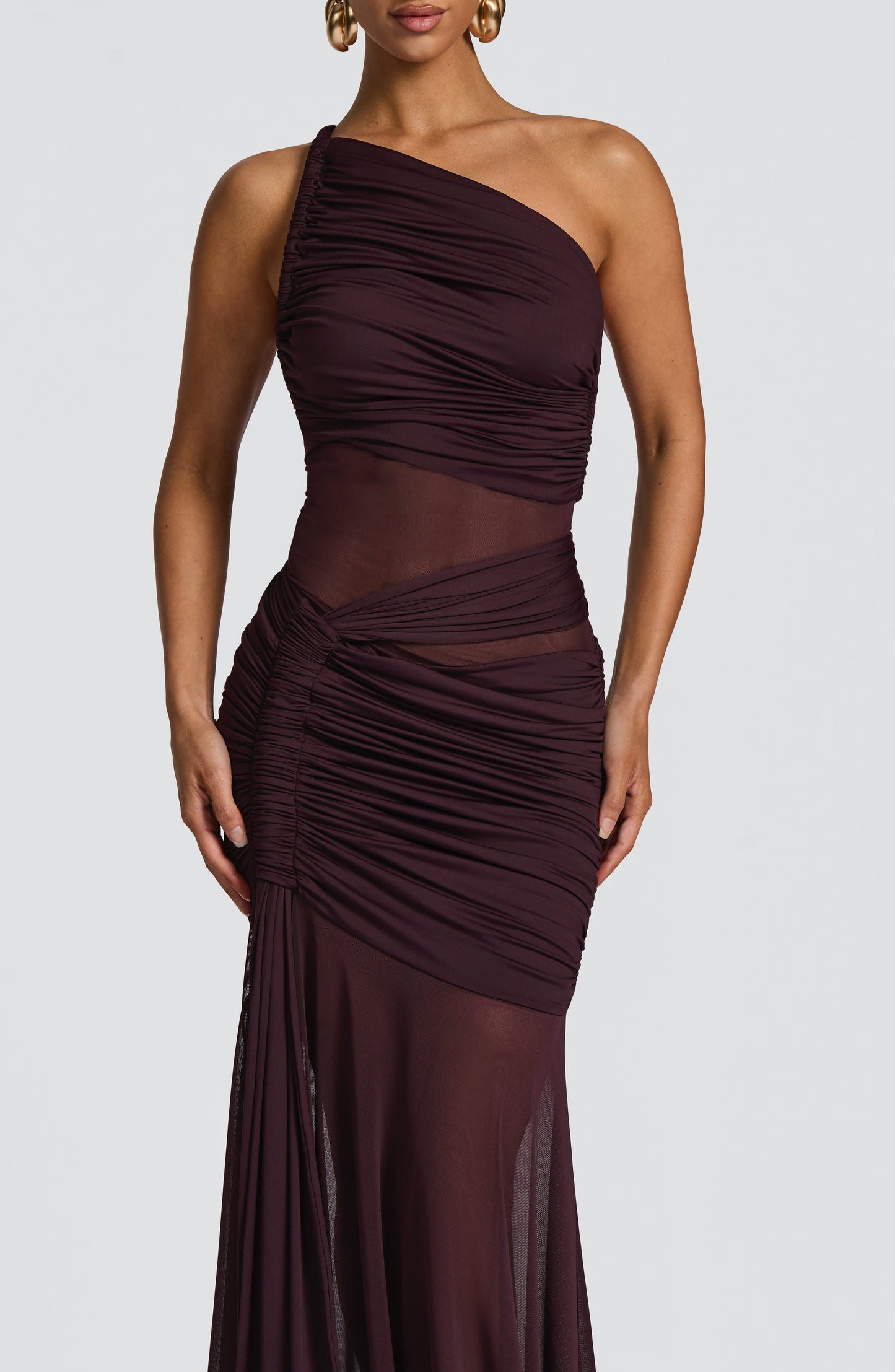 MARIANNE MAXI DRESS - PLUM