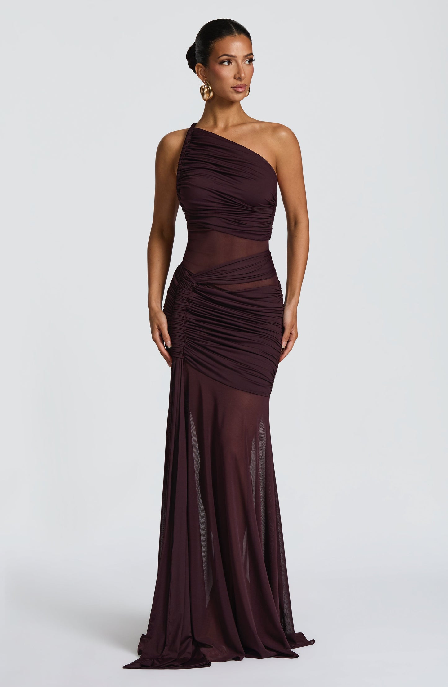 MARIANNE MAXI DRESS - PLUM