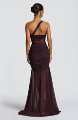 MARIANNE MAXI DRESS - PLUM