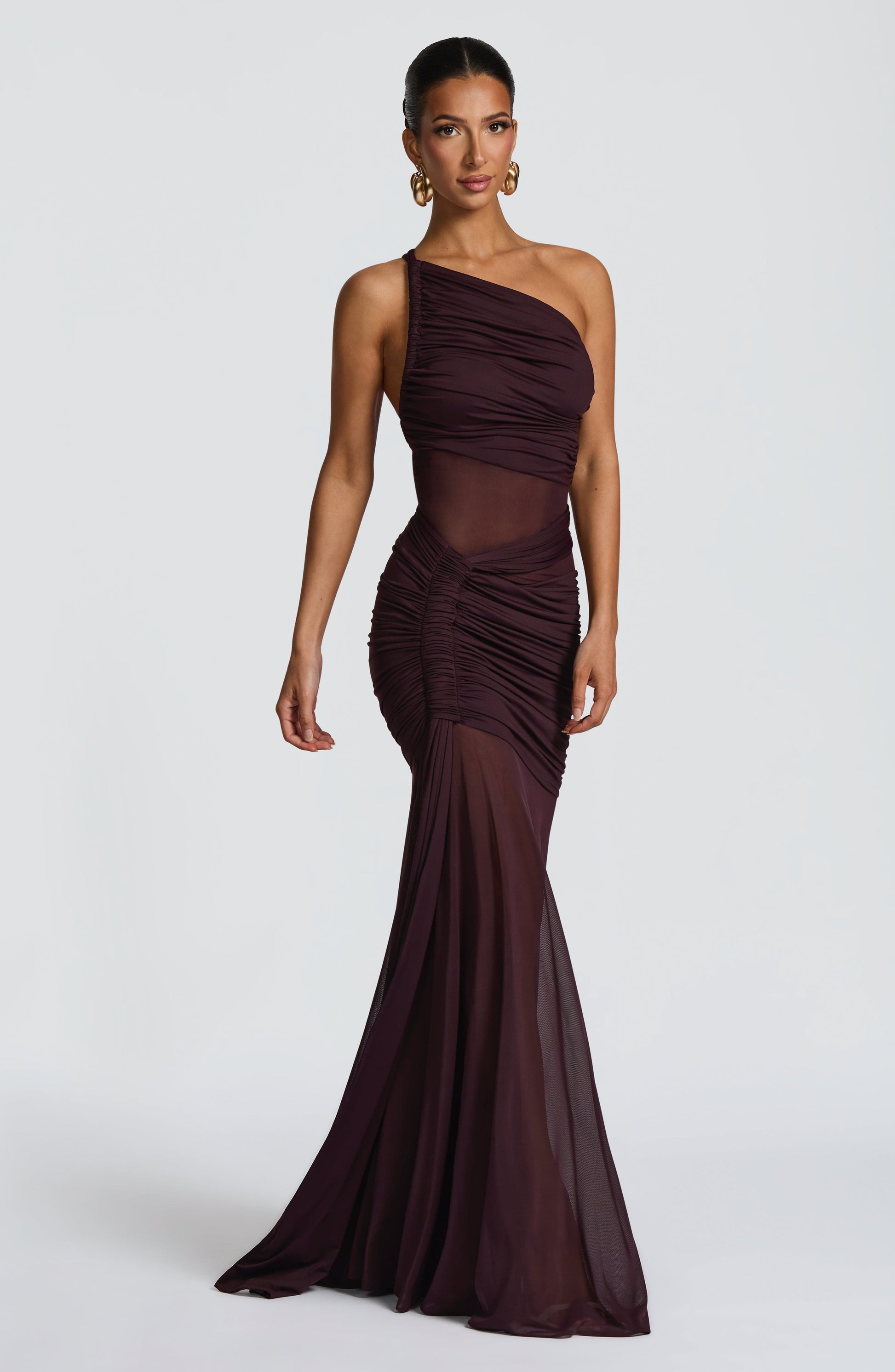 MARIANNE MAXI DRESS - PLUM