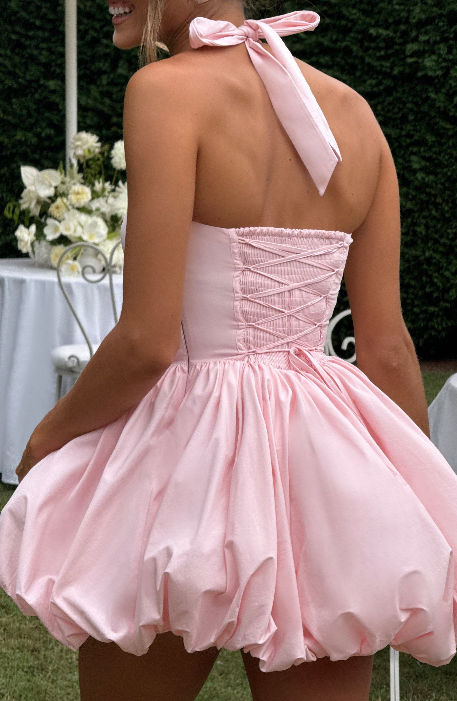 MARICIA MINI DRESS - BLUSH
