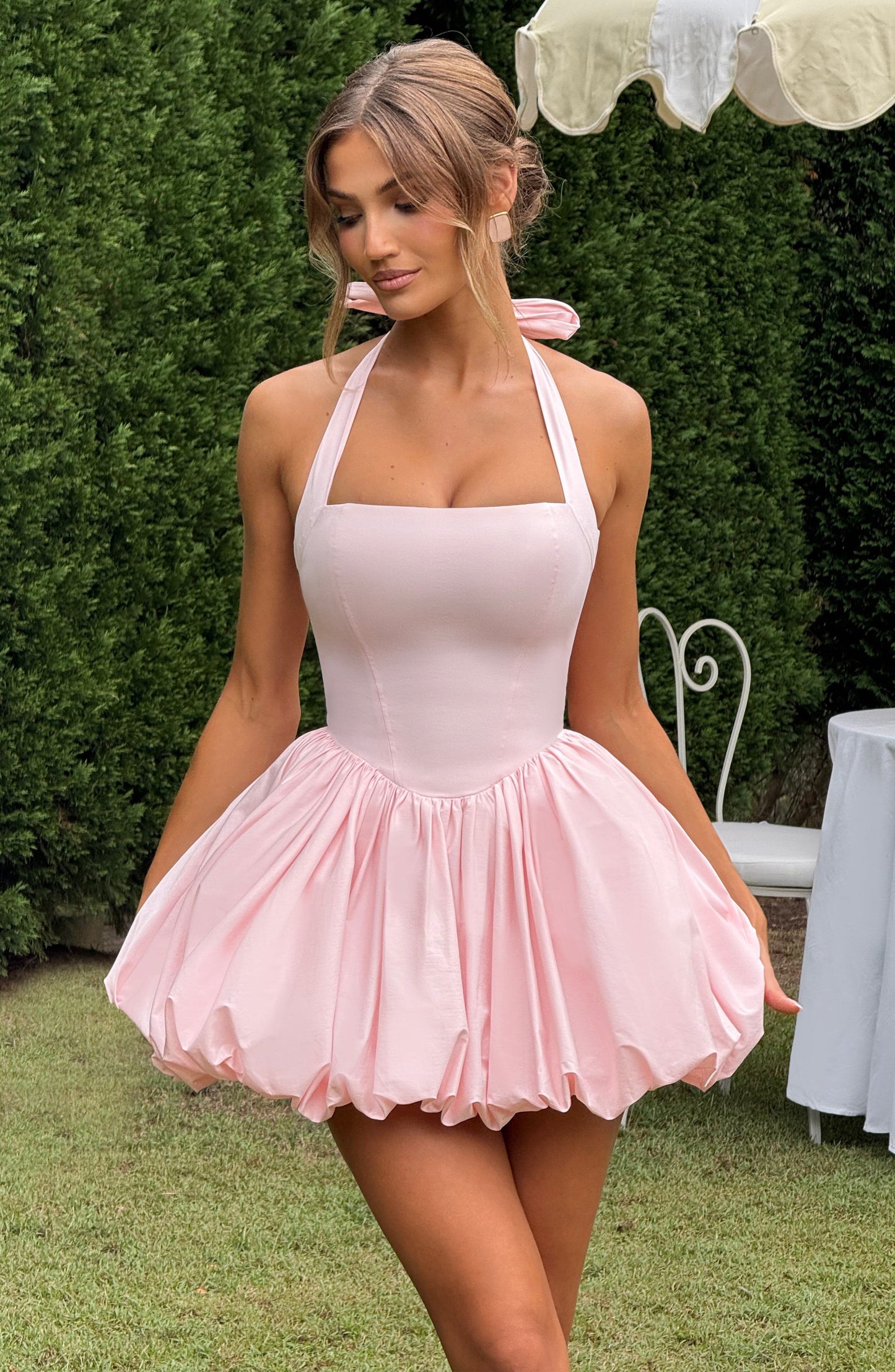 MARICIA MINI DRESS - BLUSH