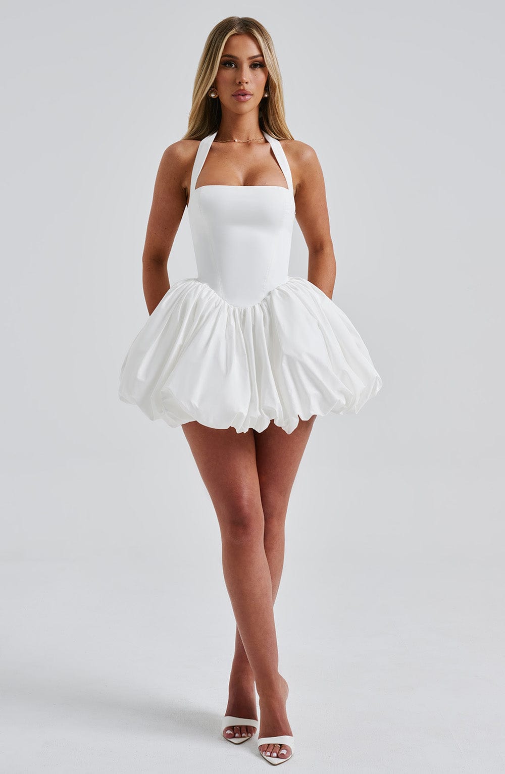 MARICIA MINI DRESS - IVORY