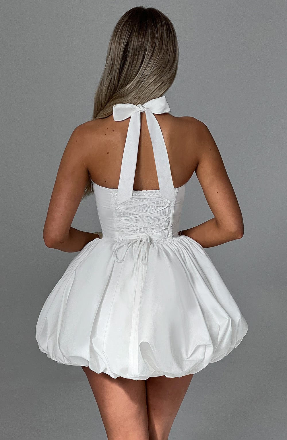 MARICIA MINI DRESS - IVORY