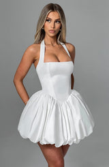 MARICIA MINI DRESS - IVORY