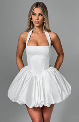 MARICIA MINI DRESS - IVORY