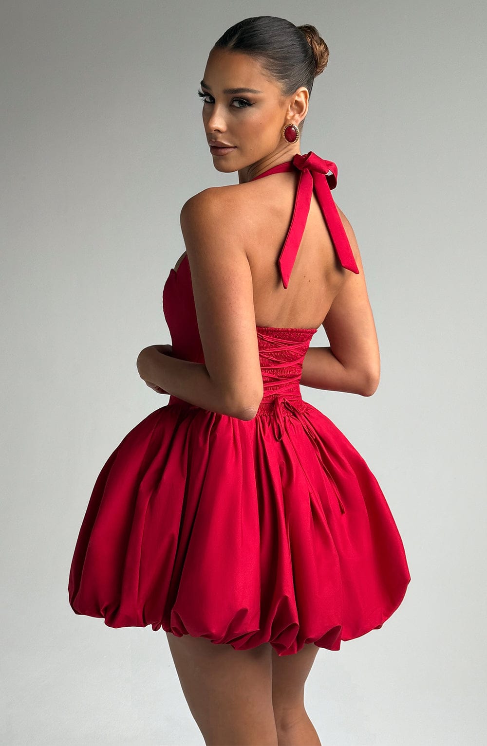 MARICIA MINI DRESS - RED