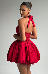 MARICIA MINI DRESS - RED
