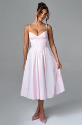 MARIELLA MIDI DRESS - BLUSH