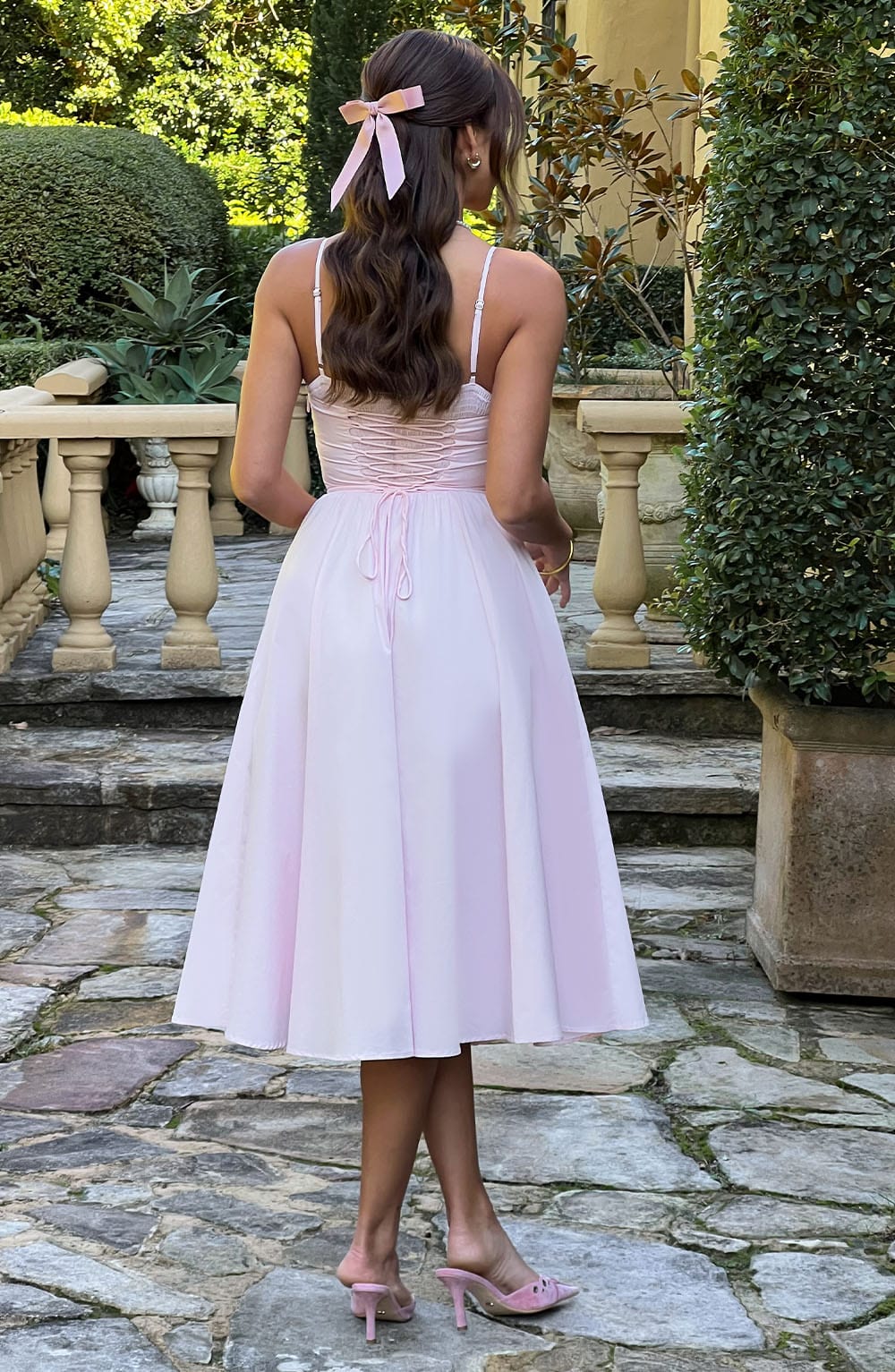 MARIELLA MIDI DRESS - BLUSH