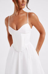 MARIELLA MIDI DRESS - IVORY